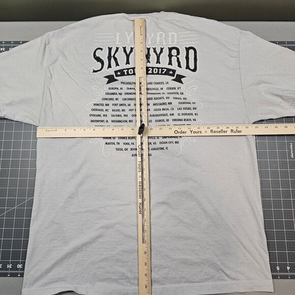 Lynyrd Skynyrd Tshirt XL Band Music Classic Rock Tour Concert 2017 Southern - Picture 6 of 9